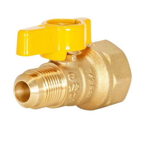  - Brass Gas Valves Flare x FIP